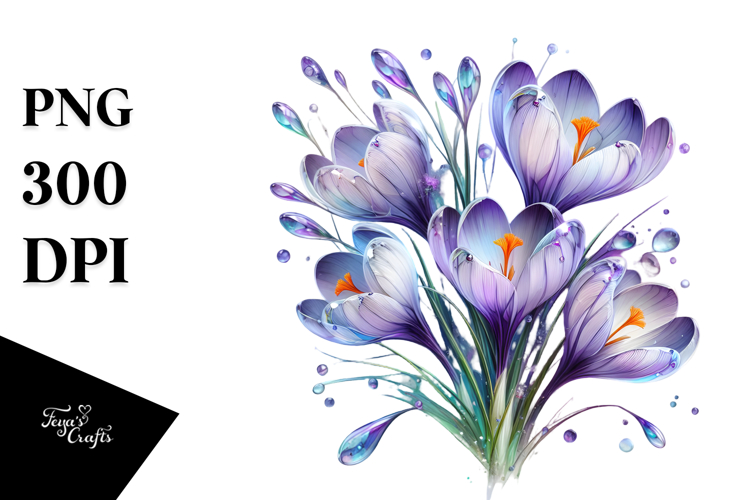 Crocus Flower, Transparent PNG