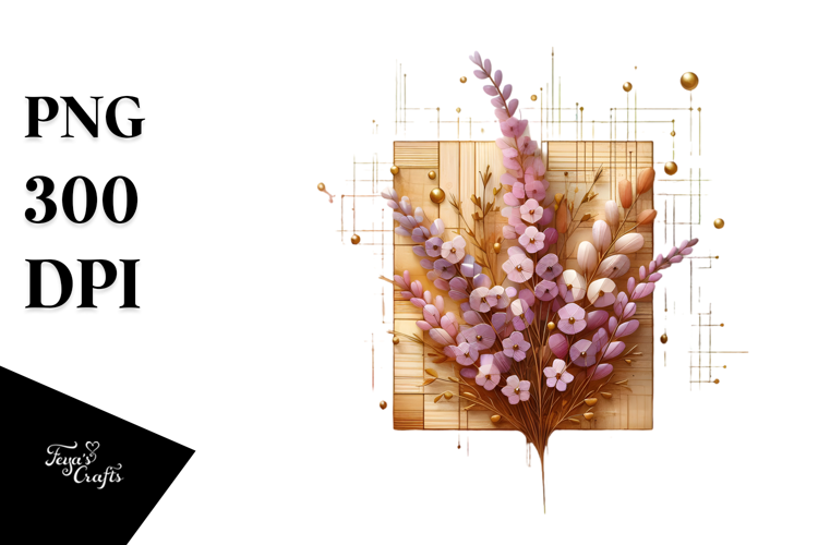 Abstract Heather Stained PNG