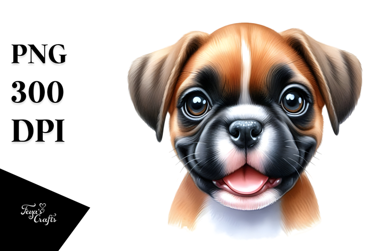 Happy Baby Boxer PNG