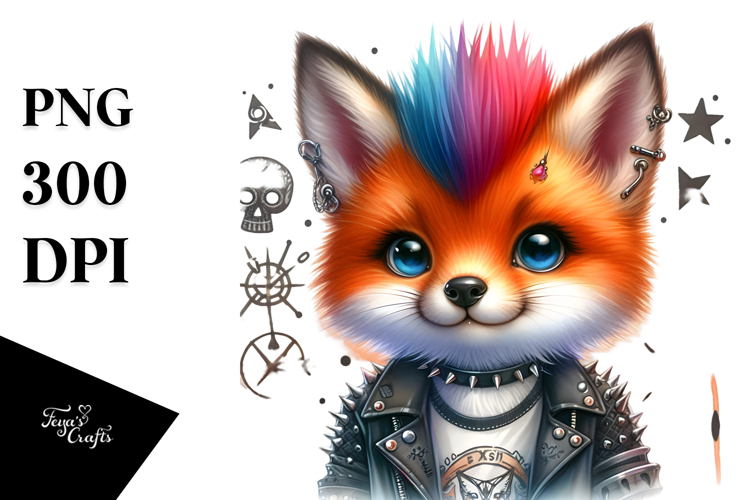 Energic Baby Fox PNG