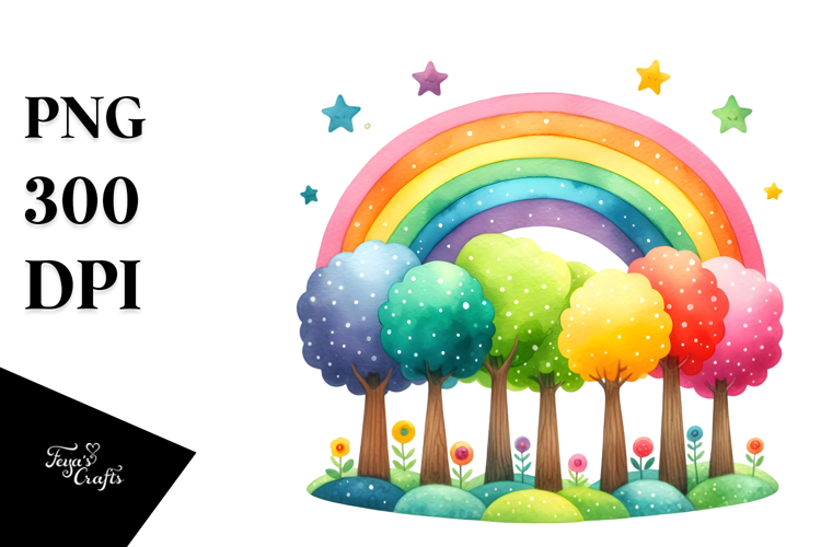 Rainbow Clipart PNGs Image 11