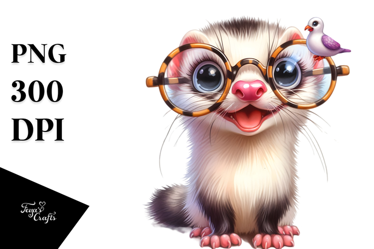 Ferret Clipart Image 4