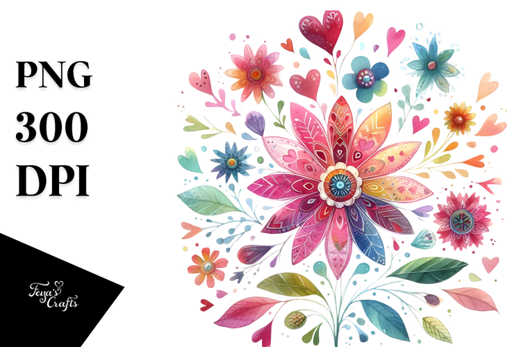 Simple Flower Clipart Image 15