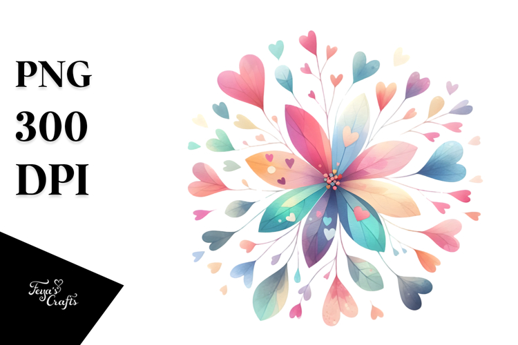 Flower Sticker Png Image 5