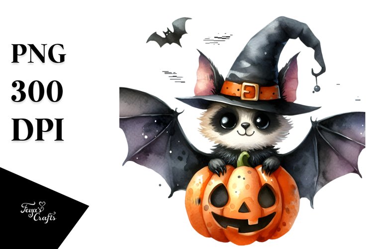 Funny Haloween Bat Centered | Clipart