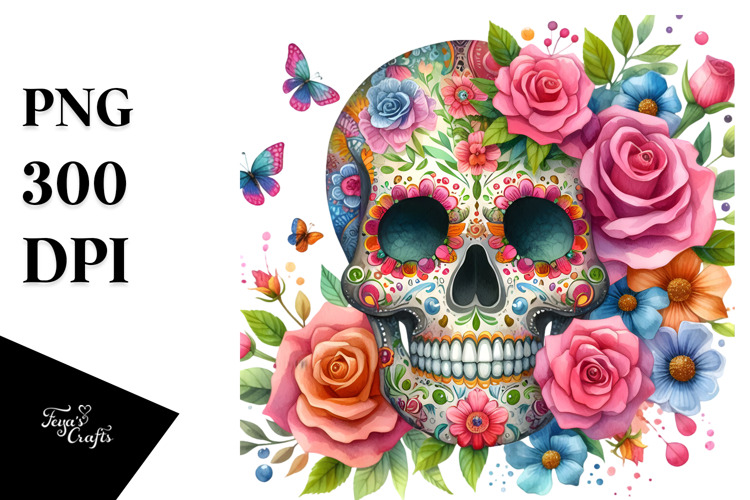 Cute Skull Clipart Image 17