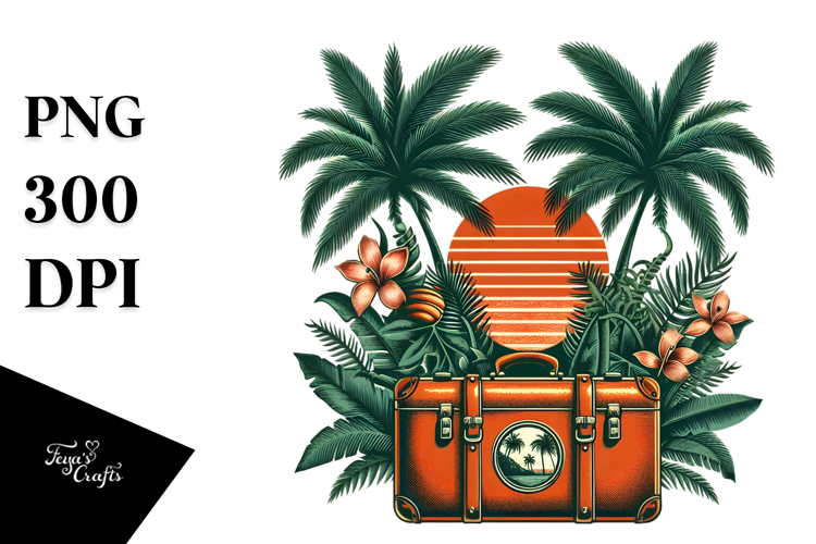 Suitcase Clipart Image 2