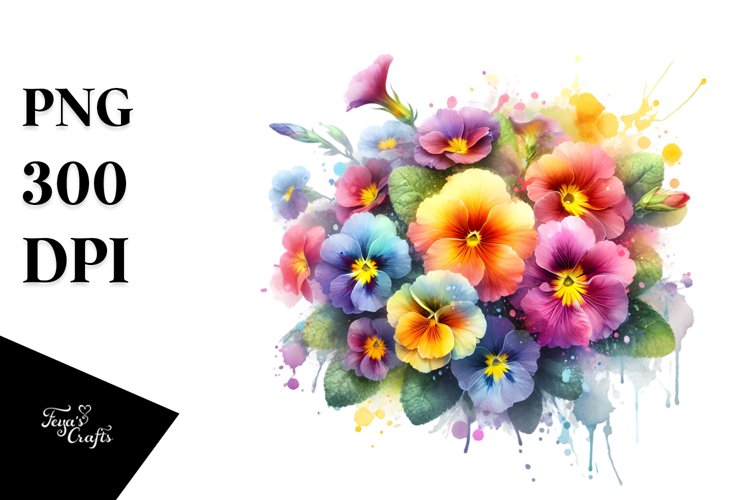 Bouquet Of Flower Clipart Image 12