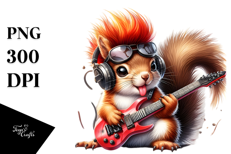 Energic Baby Squirrel PNG