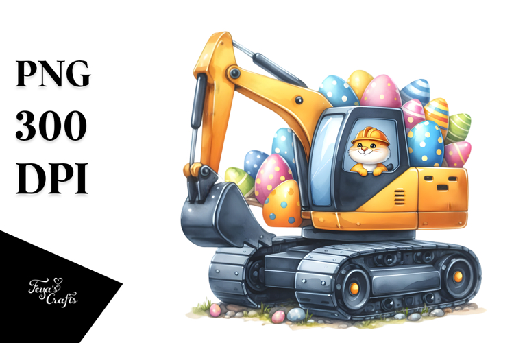Excavator Clipart Image 12