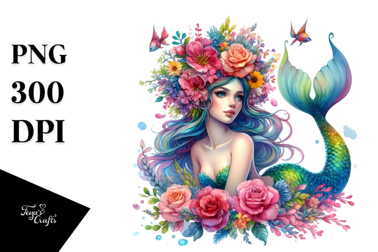 Mermaid Clipart Image 8
