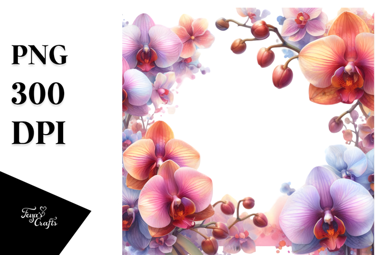 Orchid Clipart Image 18