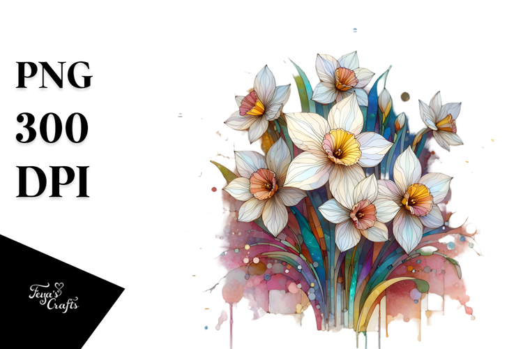 Stained Narcissus PNG