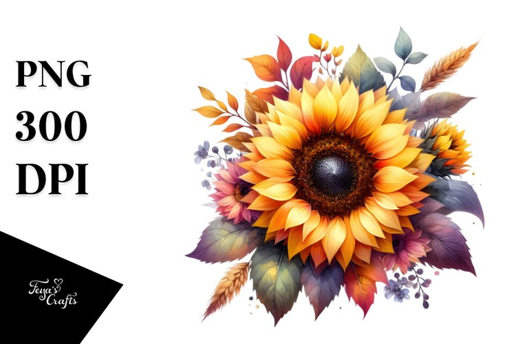 Sunflower Clipart Image 3