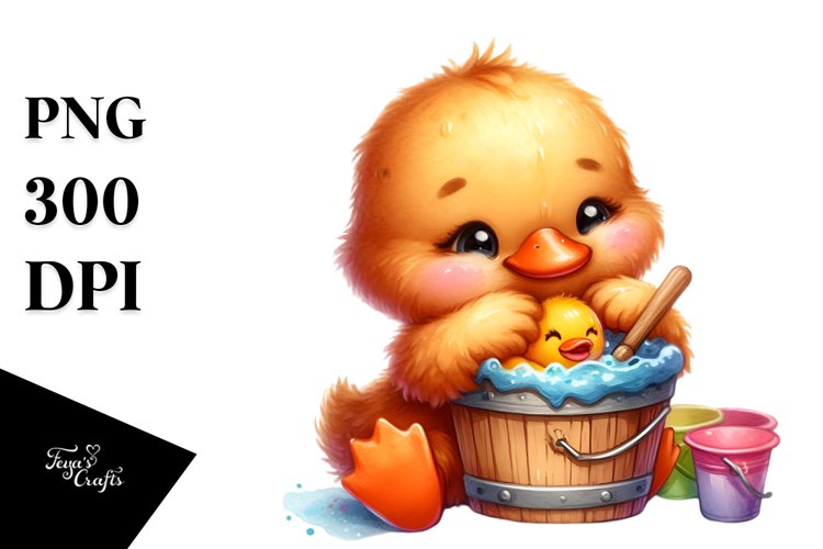 Cute Duck Clipart Image 22