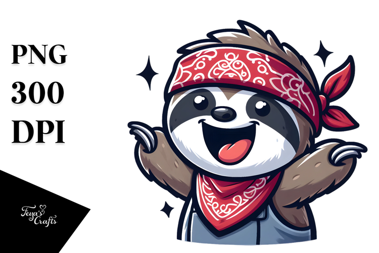 Sloth Clipart Image 22