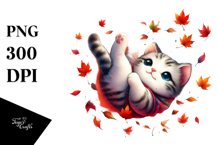 Cat Watercolor Image 14