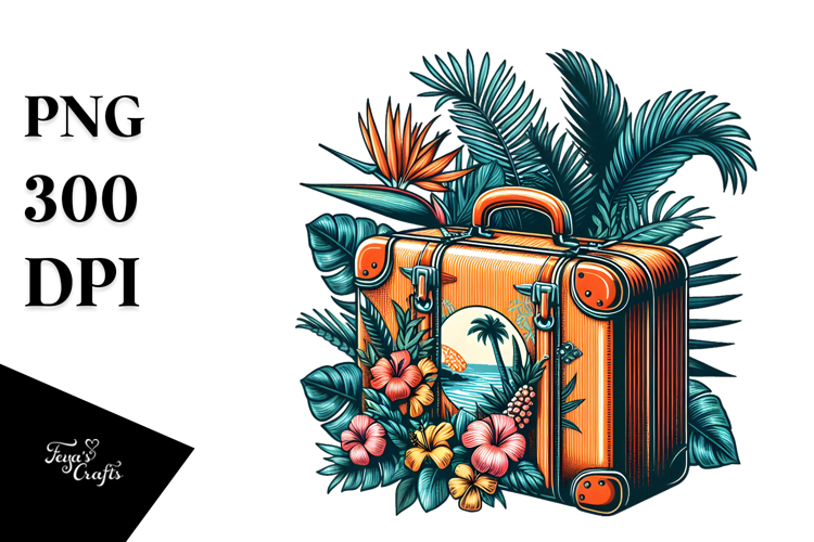 Suitcase Clipart Image 4