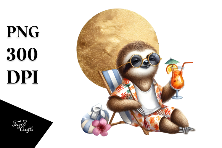 Sloth Clipart Image 23