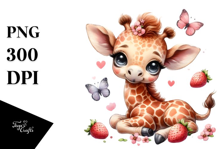 Giraffe Clipart Image 23