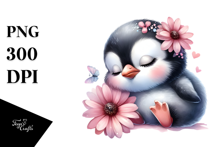 Penguin Clipart Image 11