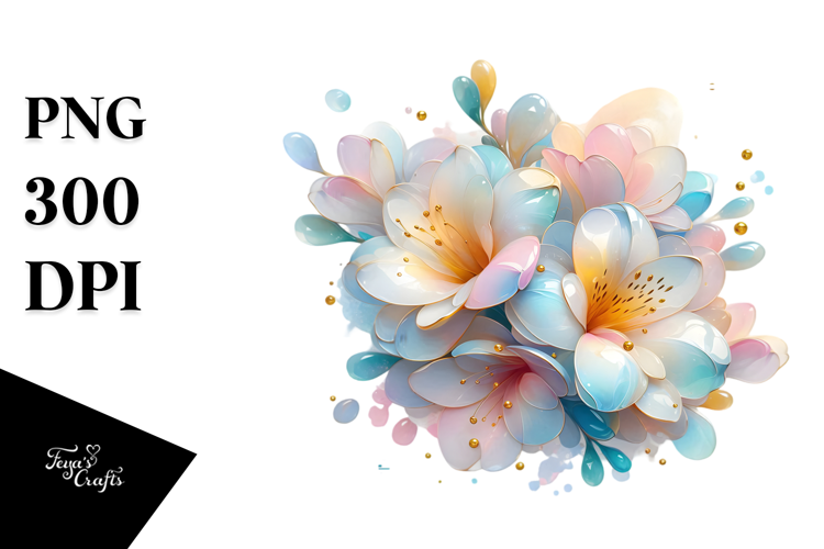 Glossy Freesia PNG