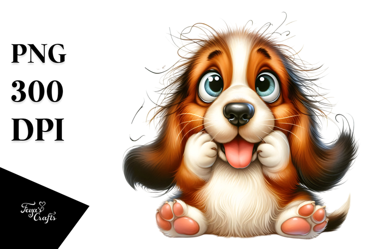Basset Hound Clipart Image 5