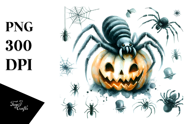mystical Haloween Crawler PNG