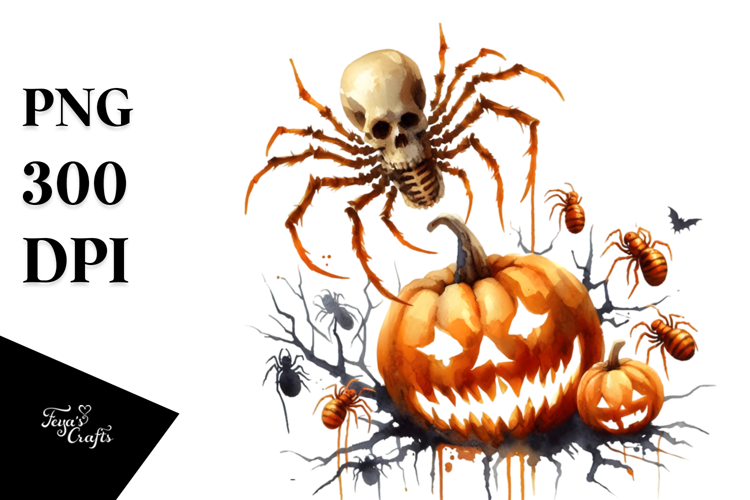 mystical Haloween Crawler PNG
