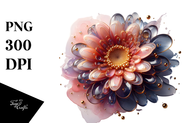 Glossy Gerbera PNG