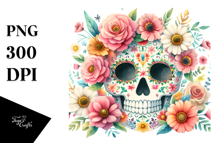 Cute Skull Clipart Image 13