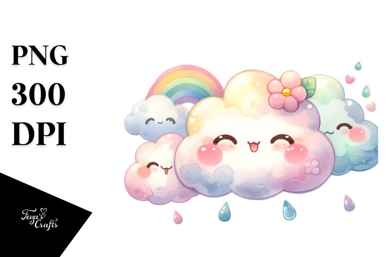 Cute Cloud Clipart Image 2