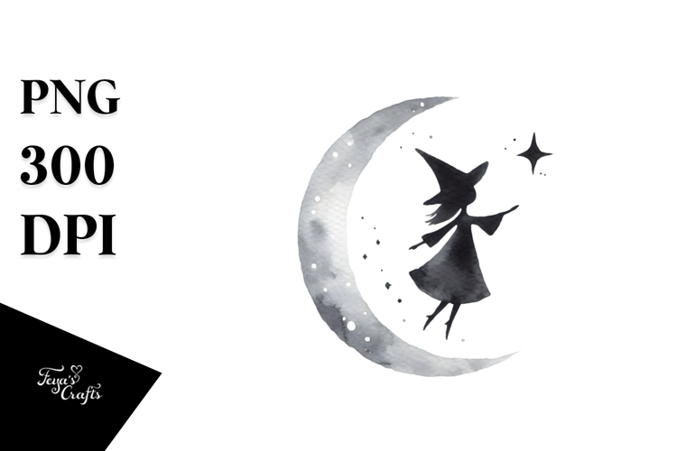 Whimsical Witch PNG