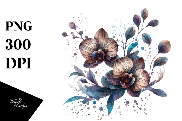 Orchid Clipart Image 14