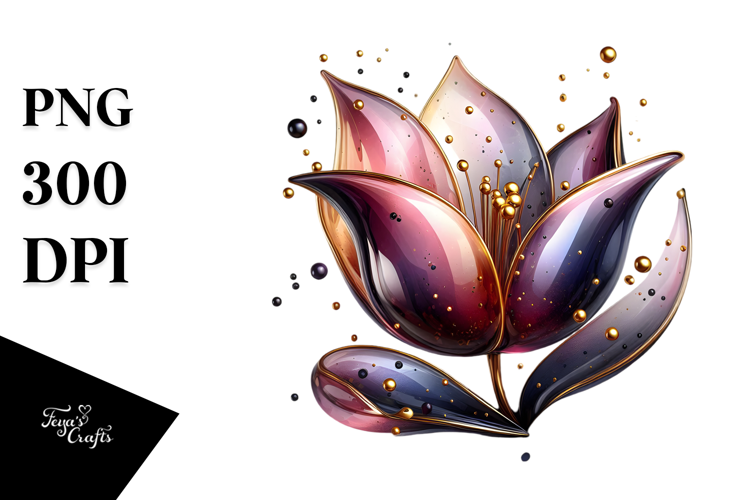 Glossy Tulip PNG