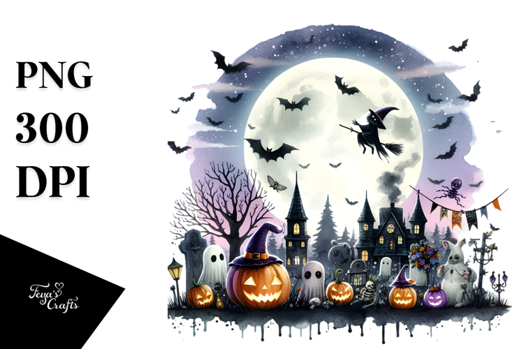 Transparent Halloween Clipart Image 9