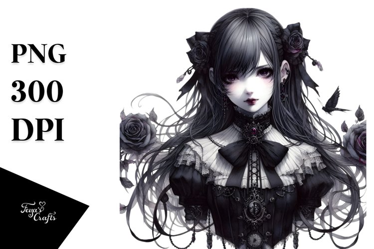 Ghotic Girl PNG
