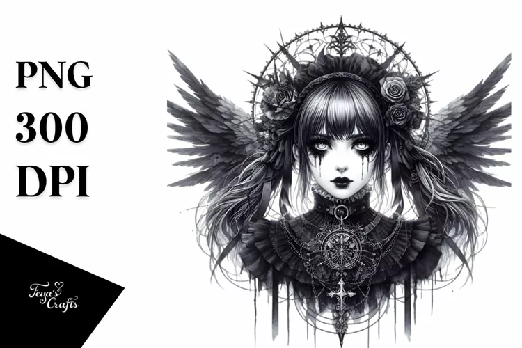 Ghotic Girl PNG