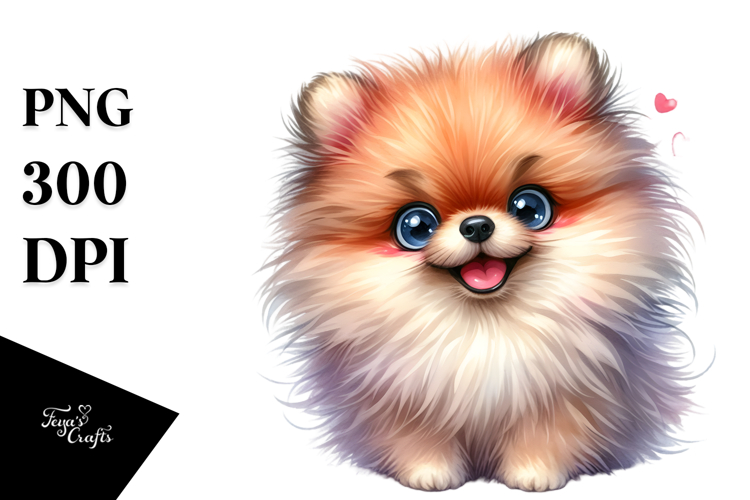 Pomeranian Clipart Image 17