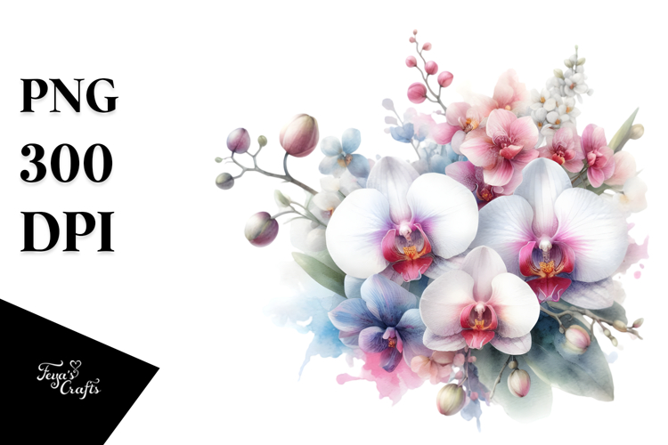 Orchid Clipart Image 12