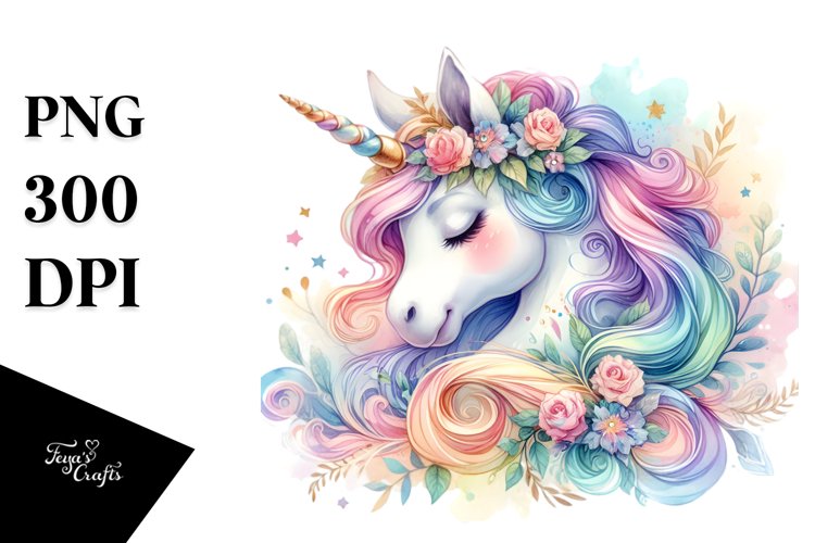 Unicorn Clipart Image 14