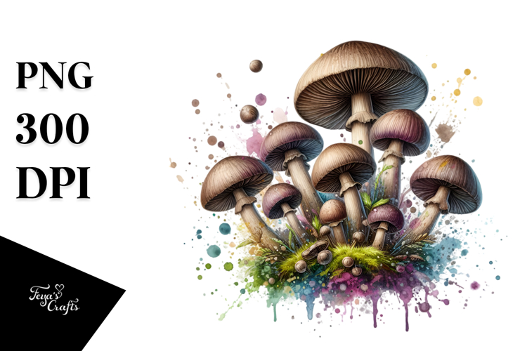 Mystical Mushroom Summer PNG