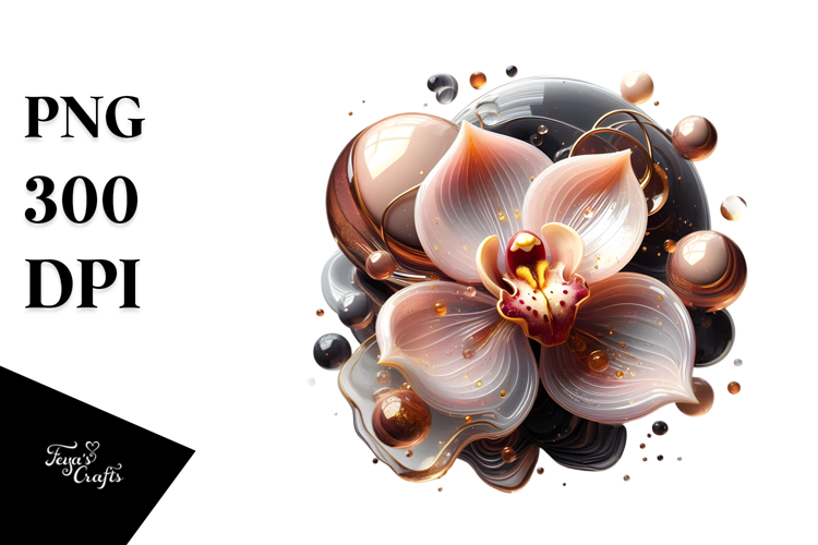 Orchid Clipart Image 12