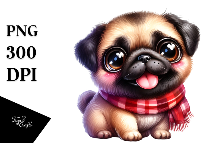 Pug Clipart Image 5