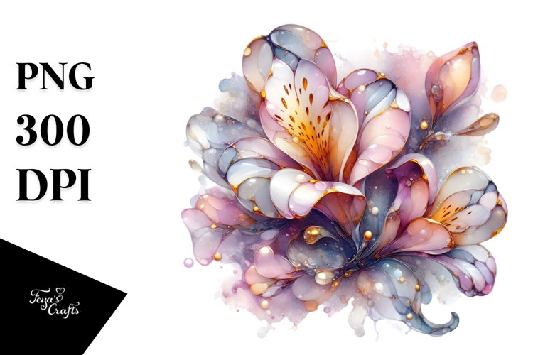 y Flowers Splash Clipart