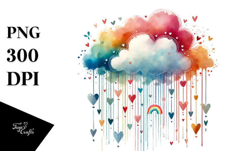 Cloud With Rain Clipart Image 21