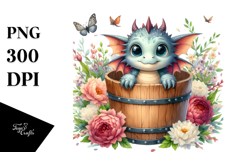 Cute Baby Dragon PNG