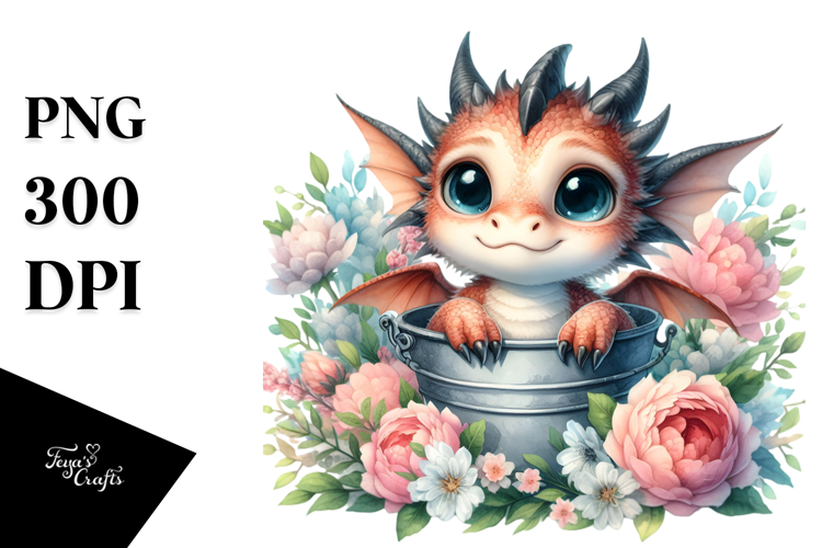 Cute Baby Dragon PNG