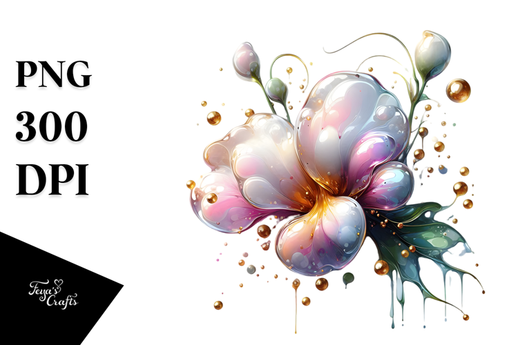 Glossy Sweet Pea Sublimation PNG