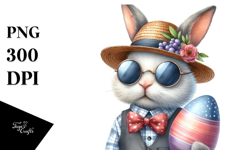 Loading Bunny with Egg PNG